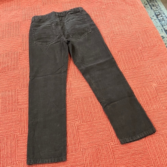 Boys size 14 Dark Gray Corduroy Pants - light FADE at knees - Picture 5 of 14
